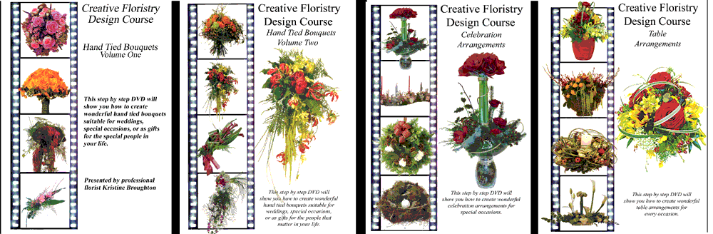 Creative Floristry Design Volumes 1 & 2 & 3 & 4 front cover
